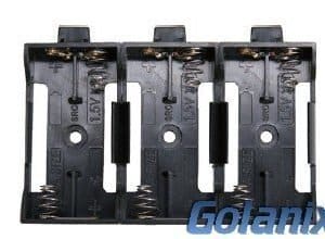 בית סוללות - 9v Battery Case
